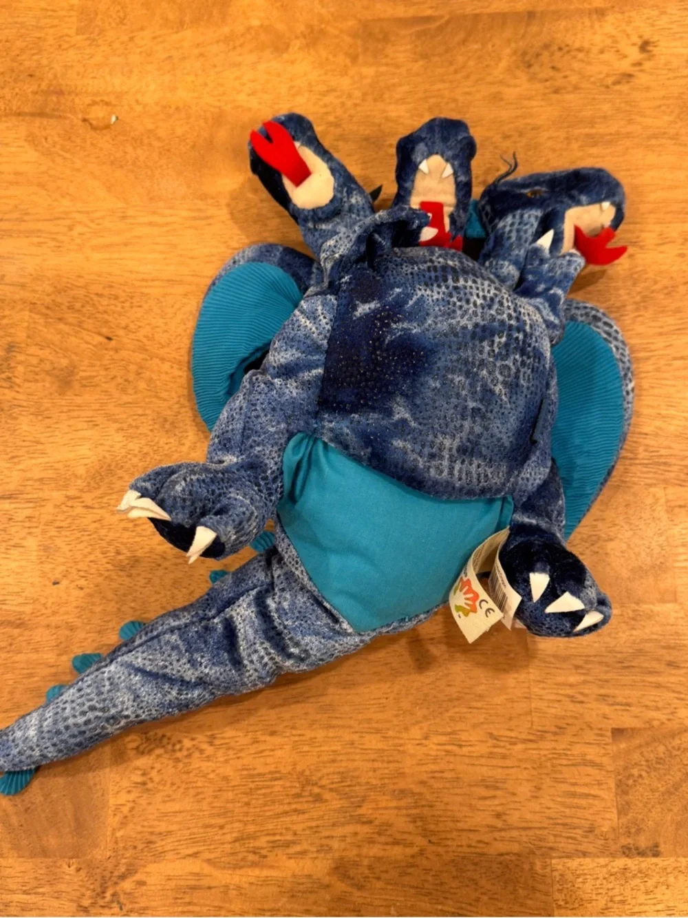 Folkmanis 3-Headed Dragon Hand Puppet Plush